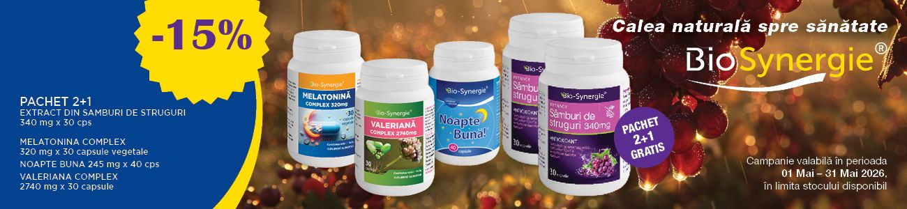 Bio Synergie 15% Reducere Mai