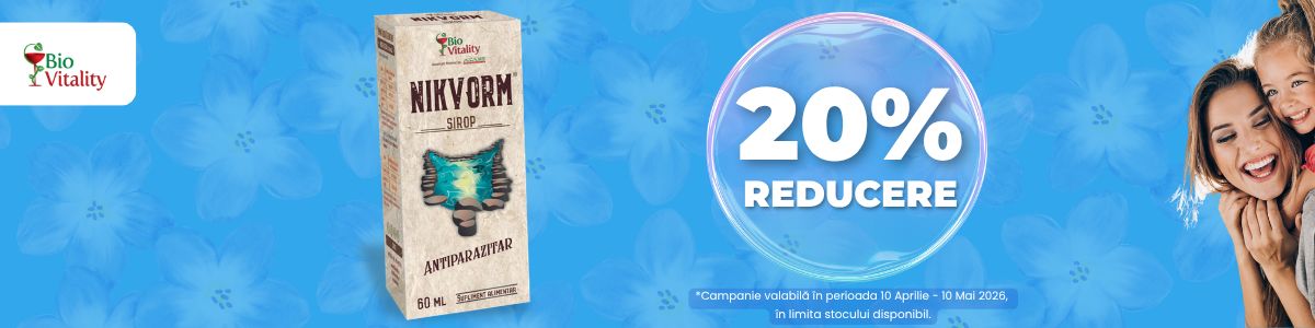 Bio Vitality 20% Reducere Aprilie-Mai
