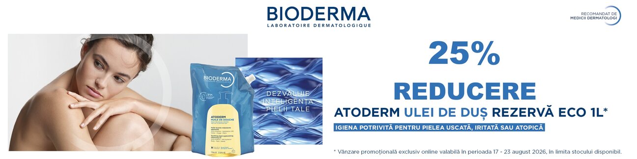 Bioderma Atoderm 25% Reducere August Exclusiv Online