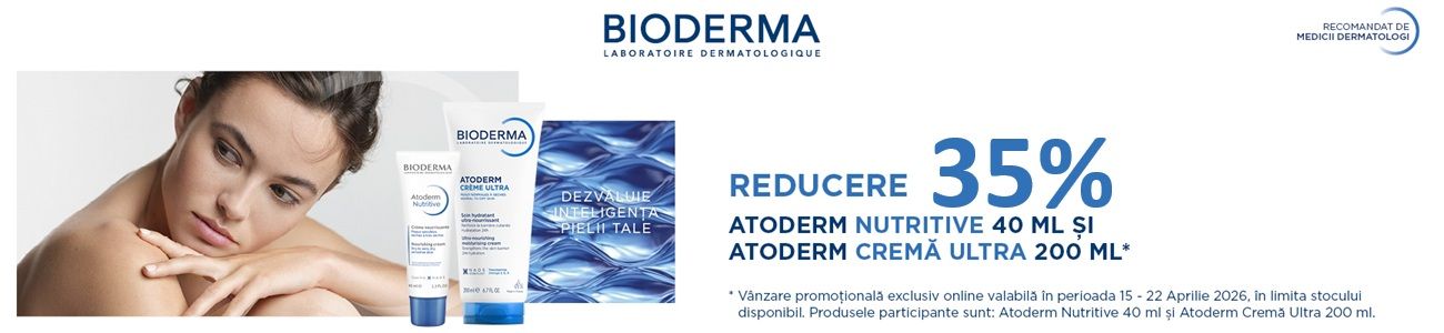 Bioderma Atoderm 35% Reducere Aprilie