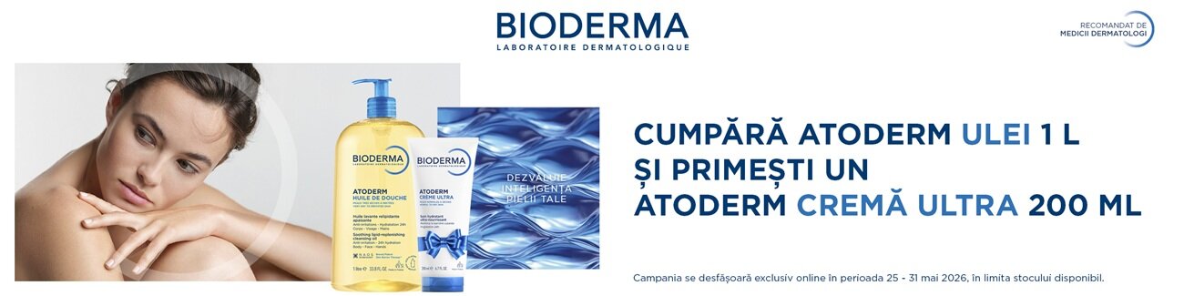 Bioderma Atoderm Ulei de Dus Produs Bonus Mai