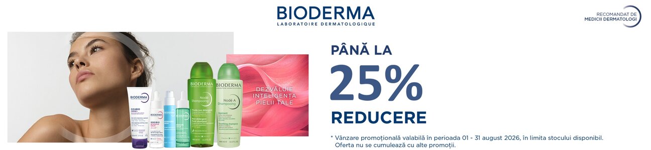 Bioderma Pana la 25% Reducere August