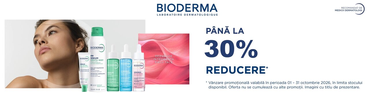 Bioderma Pana la 30% Reducere Octombrie