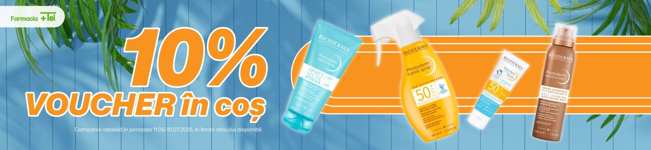 Bioderma Photoderm 10% Voucher extra in cos Iunie-Iulie
