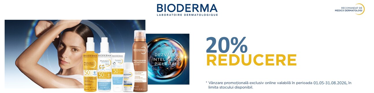 Bioderma Photoderm 20% Reducere Mai-August