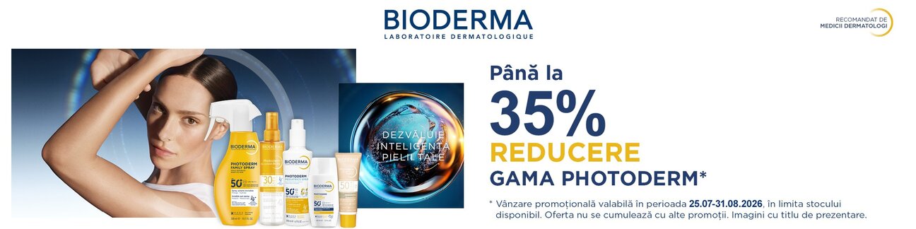 Bioderma Photoderm Pana la 35% Reducere Iulie-August
