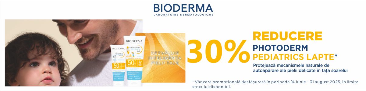 Bioderma Photoderm Pediatrics 30% Reducere Iunie-August