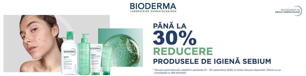 Bioderma Sebium Pana la 30% Reducere Septembrie