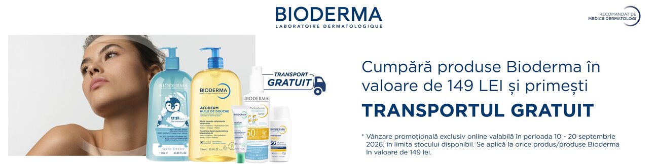 Bioderma Transport Gratuit Septembrie