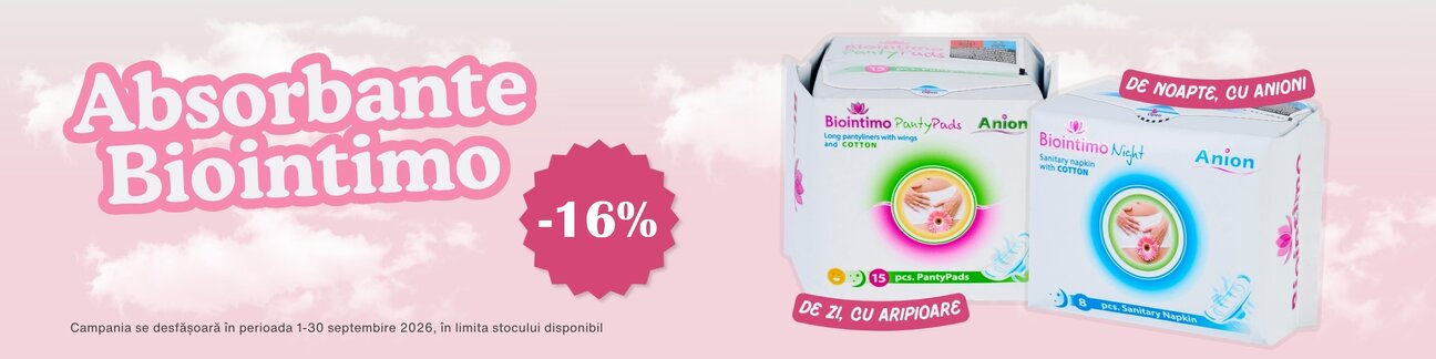 Biointimo 16% Reducere Septembrie