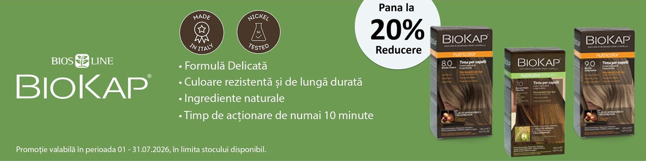 Biokap Pana la 20% Reducere Iulie