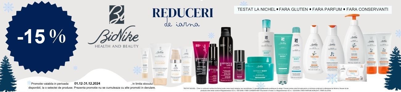 Bionike 15% Reducere Decembrie