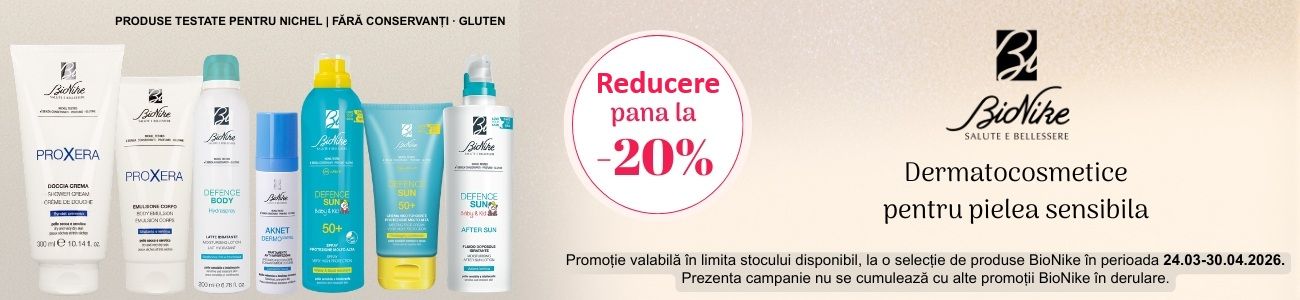 BioNike Pana la 20% Reducere Martie-Aprilie