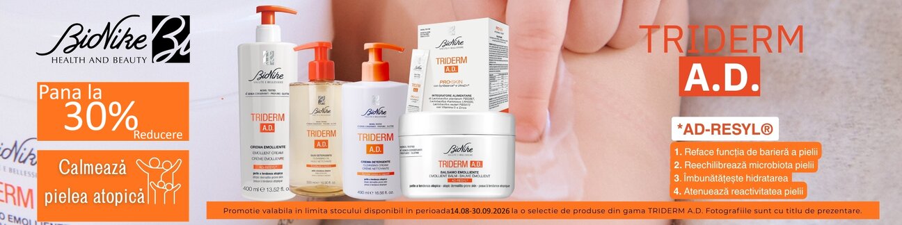 Bionike Pana la 30% Reducere August-Septembrie