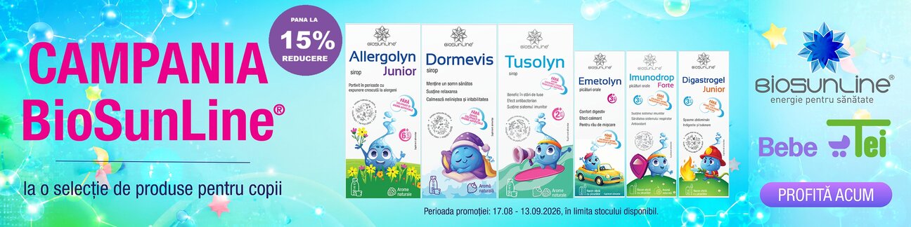 Biosunline Pana la 15% Reducere Back to School