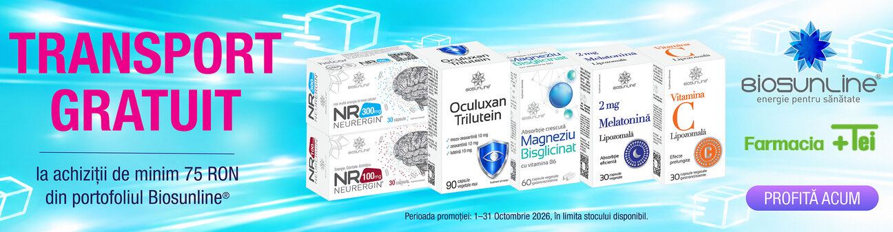 Biosunline Transport Gratuit Octombrie