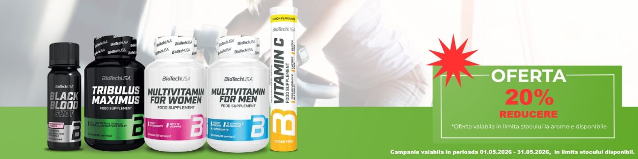 BiotechUSA 20% Reducere Mai
