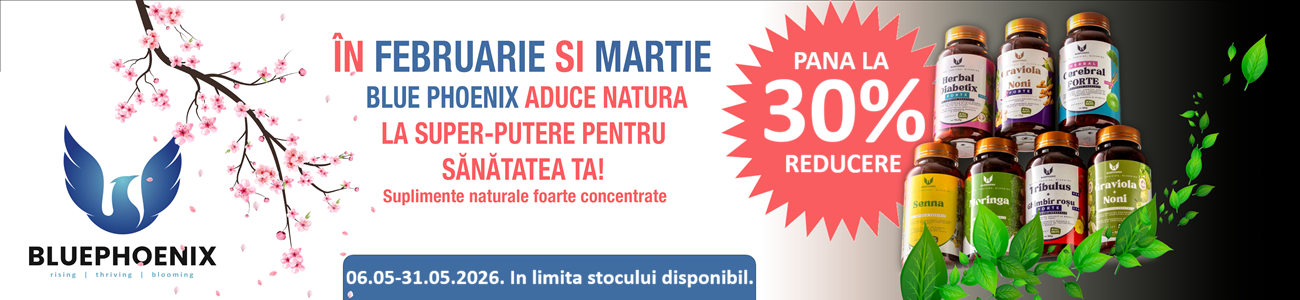 Blue Phoenix Pana la 30% Reducere Mai