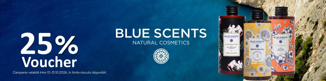 Blue Scents 25% Voucher aplicat in cos Octombrie