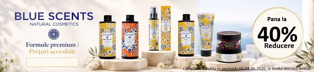 Blue Scents Pana la 40% Reducere Mai