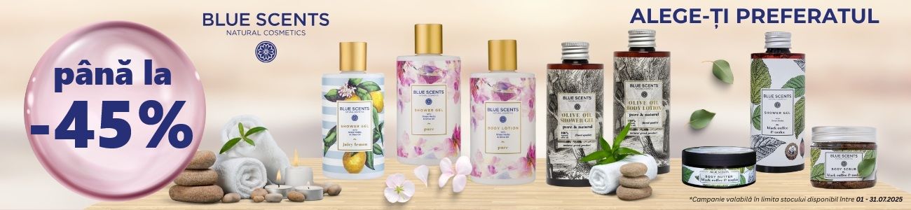 Blue Scents Pana la 45% Reducere Iulie