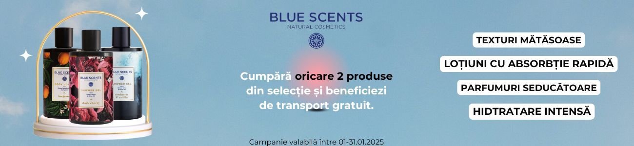 Blue Scents Transport Gratuit Ianuarie