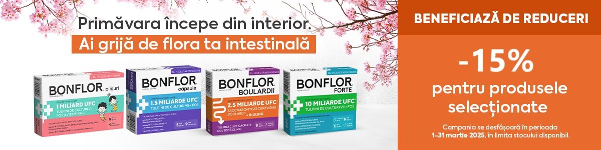 Bonflor 15% Reducere Martie