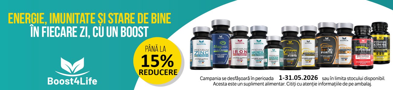 Boost4Life Pana la 15% Reducere Mai