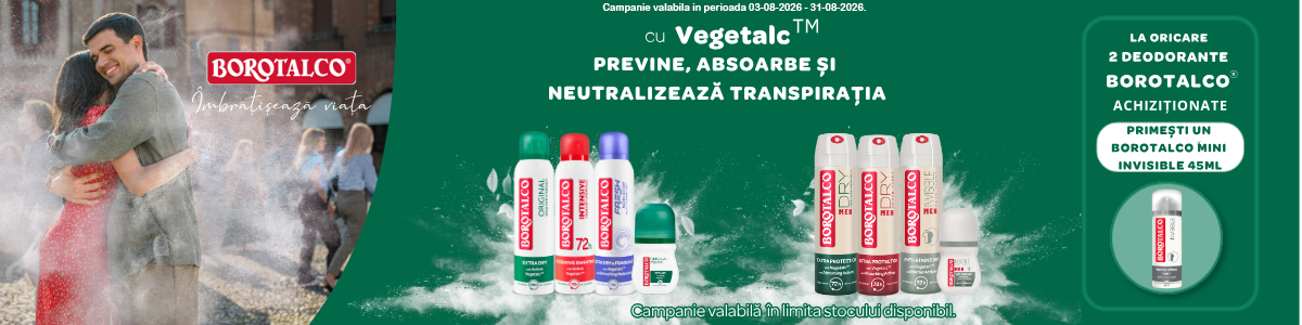 Borotalco Produs Bonus August  Exclusiv Online