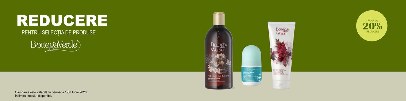 Bottega Verde Pana La 20% Reducere Iunie