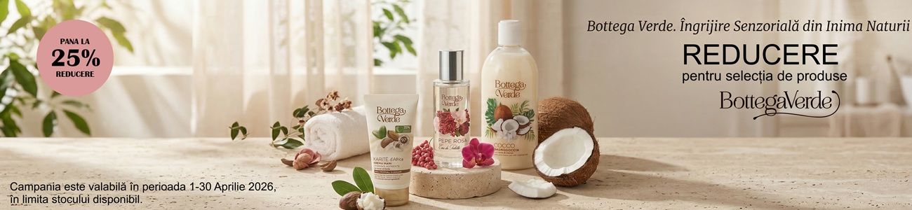 Bottega Verde Pana La 25% Reducere Aprilie