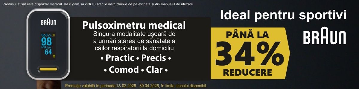 Braun Pana la 34% Reducere Februarie-Aprilie