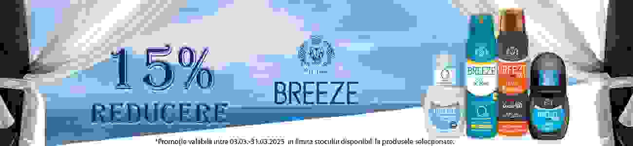 Breeze 15% Reducere Martie