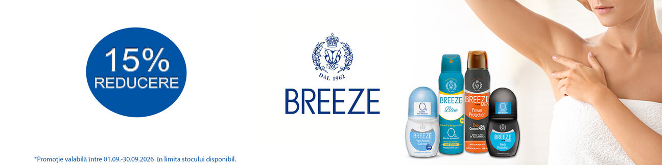 Breeze 15% Reducere Septembrie