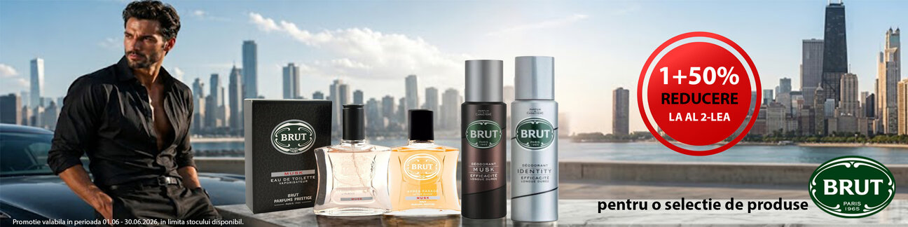 Brut 1+50% Reducere la al 2-lea Iunie