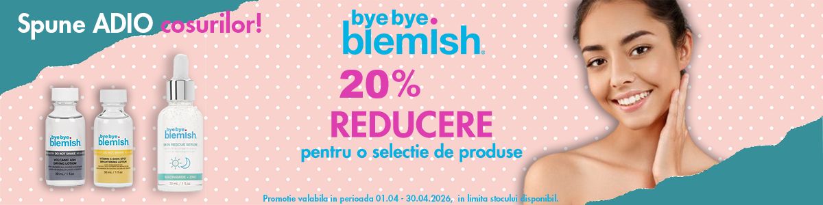 Bye Bye Blemish 20% Reducere Aprilie