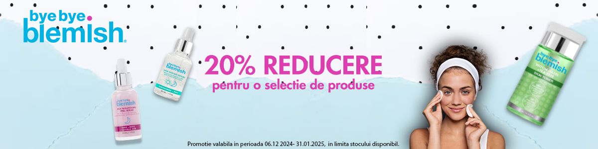 Bye Bye Blemish 20% Reducere Decembrie-Ianuarie