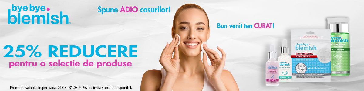 Bye Bye Blemish 25% Reducere Mai