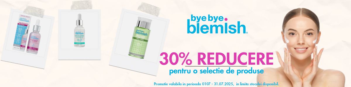 Bye Bye Blemish 30% Reducere Iulie
