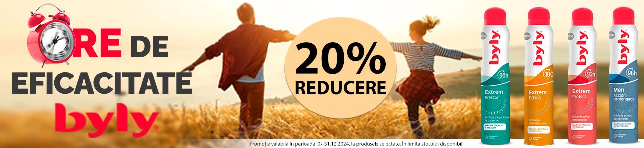 Byly 20% Reducere Decembrie 