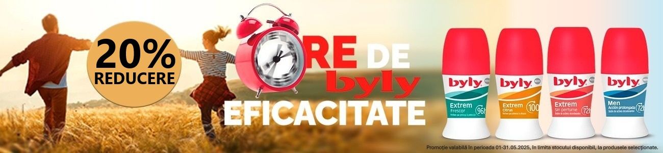 Byly 20% Reducere Mai