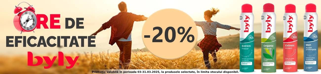 Byly 20% Reducere Martie