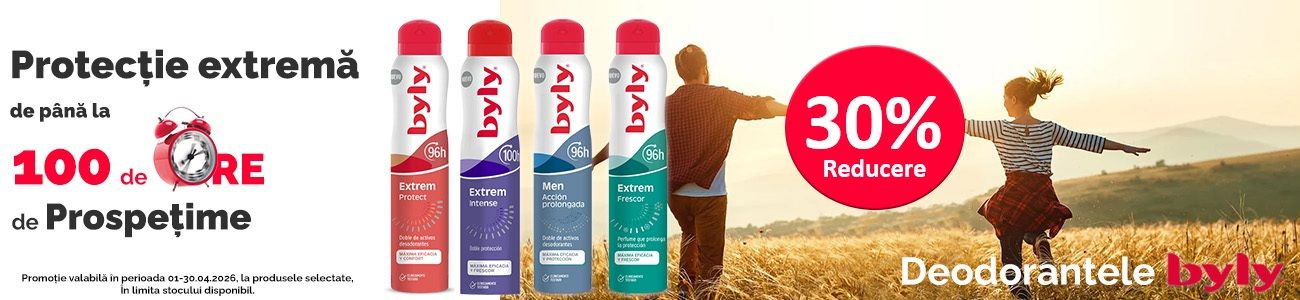 Byly 30% Reducere Aprilie