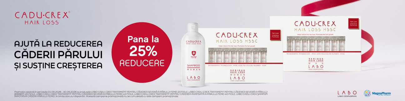 Cadu Crex Pana la 25% Reducere Septembrie