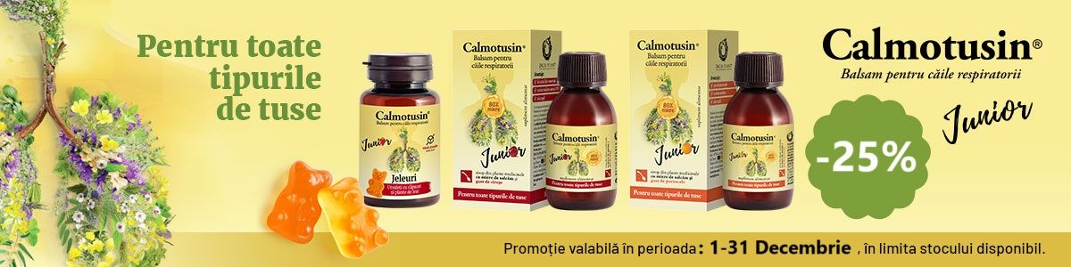 Calmotusin 25% Reducere Decembrie