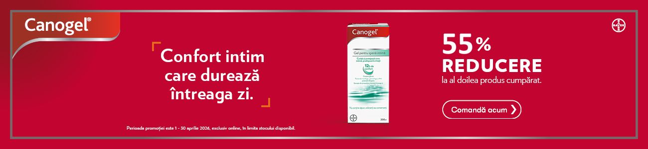 Canogel 1+55% Reducere la al doilea Aprilie