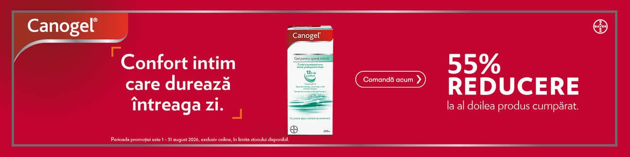 Canogel 1+55% Reducere la al doilea August
