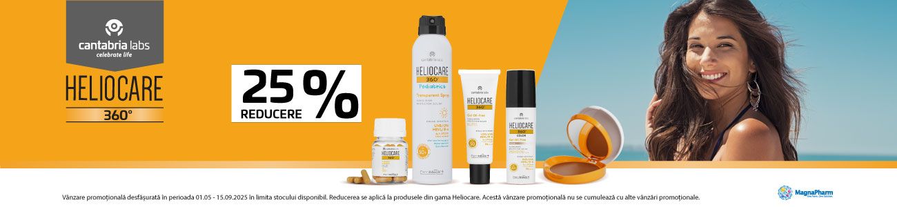 Cantabria Heliocare 25% Reducere Mai-Septembrie