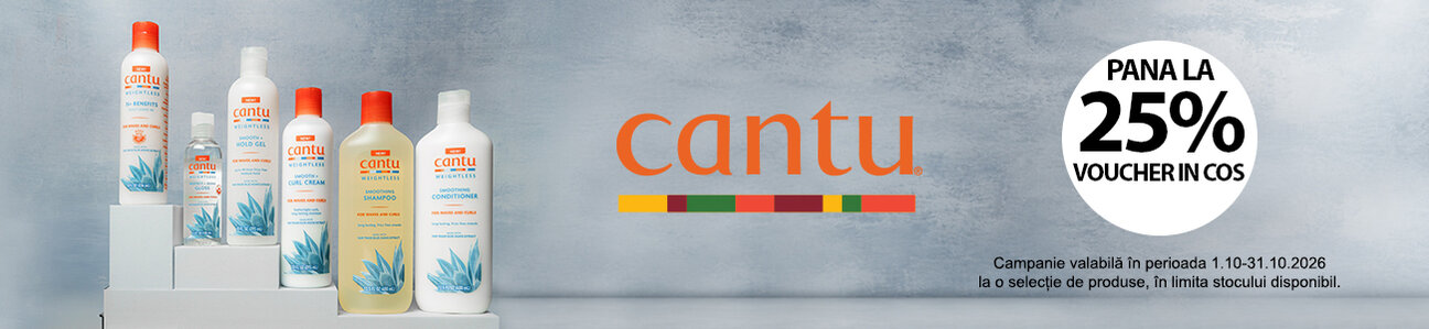 Cantu Pana la 25% Voucher in cos Octombrie