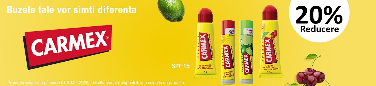 Carmex 20% Reducere Aprilie